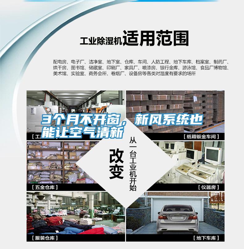 3个月不开窗，新风系统也能让空气清新