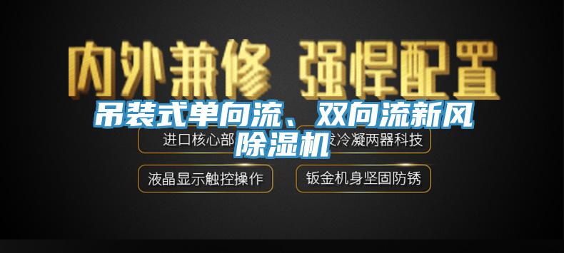 吊装式单向流、双向流新风91免费网站在线观看