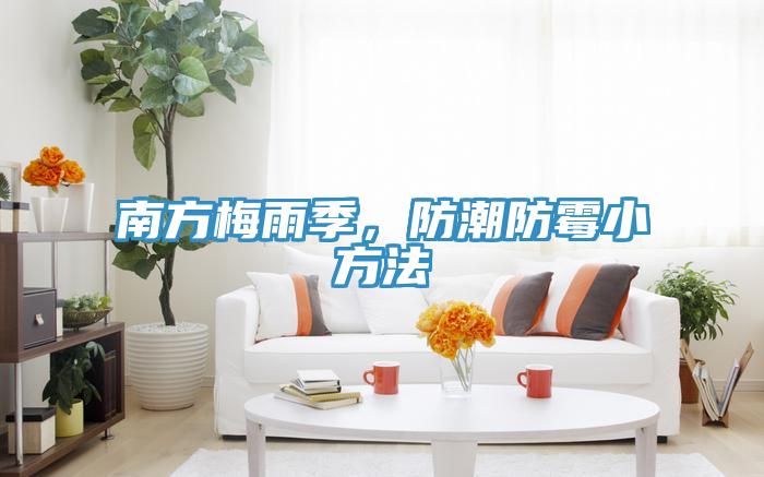 南方梅雨季，防潮防霉小方法