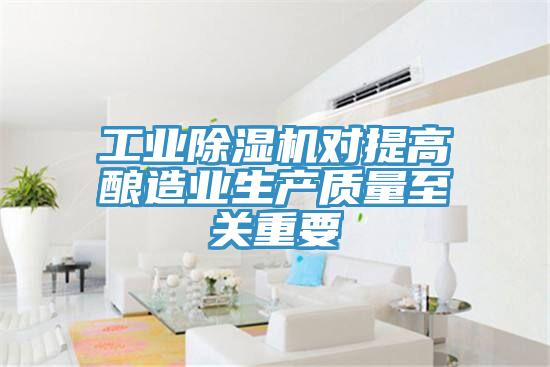 工业91免费网站在线观看对提高酿造业生产质量至关重要