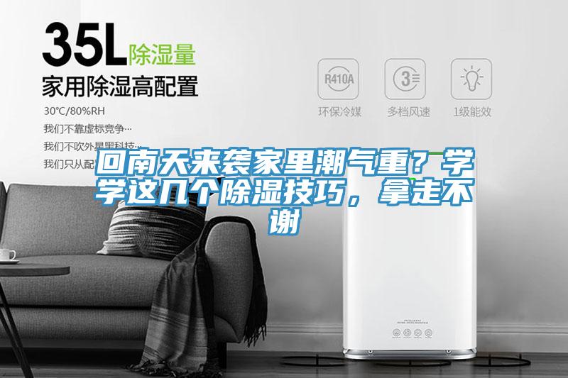 回南天来袭家里潮气重？学学这几个除湿技巧，拿走不谢