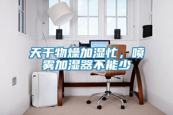 天干物燥加湿忙，喷雾加湿器不能少