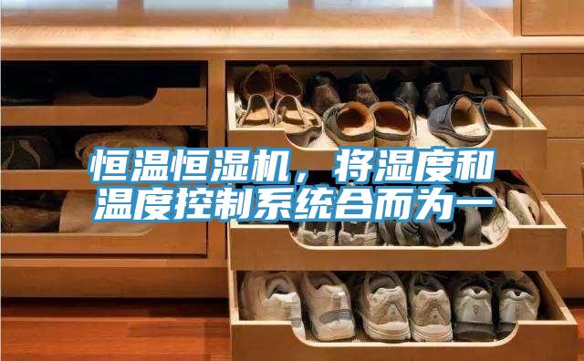 恒温恒湿机，将湿度和温度控制系统合而为一