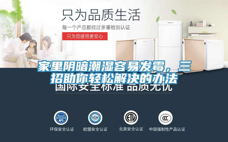 家里阴暗潮湿容易发霉，三招助你轻松解决的办法