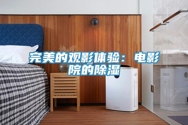 完美的观影体验：电影院的除湿
