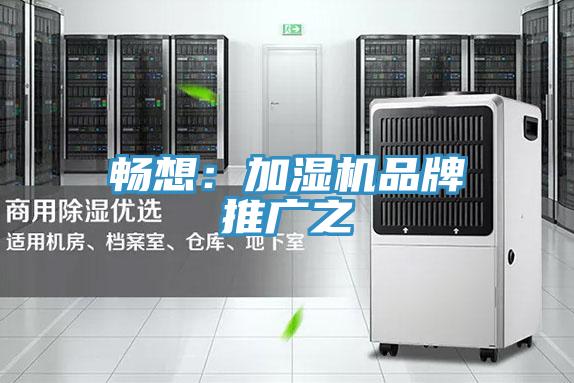 畅想：加湿机品牌推广之