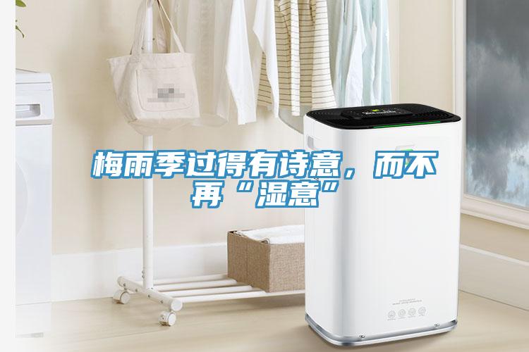 梅雨季过得有诗意，而不再“湿意”