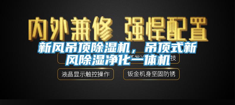 新风吊顶91免费网站在线观看，吊顶式新风除湿净化一体机