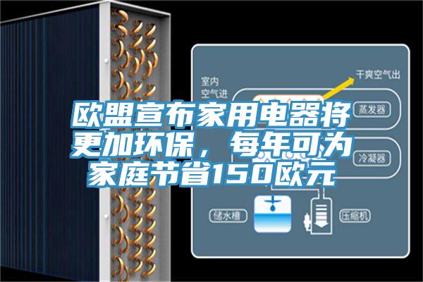 欧盟宣布家用电器将更加环保，每年可为家庭节省150欧元