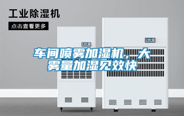 车间喷雾加湿机，大雾量加湿见效快