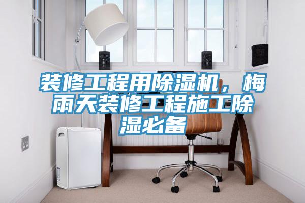 装修工程用91免费网站在线观看，梅雨天装修工程施工除湿必备