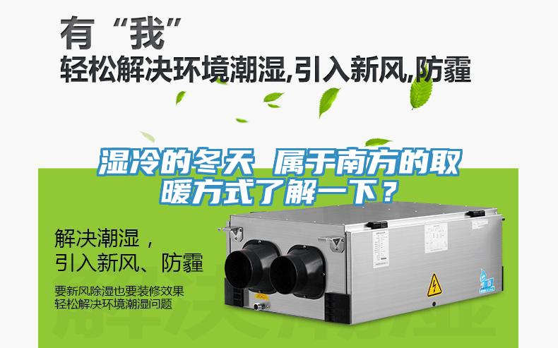 湿冷的冬天 属于南方的取暖方式了解一下？