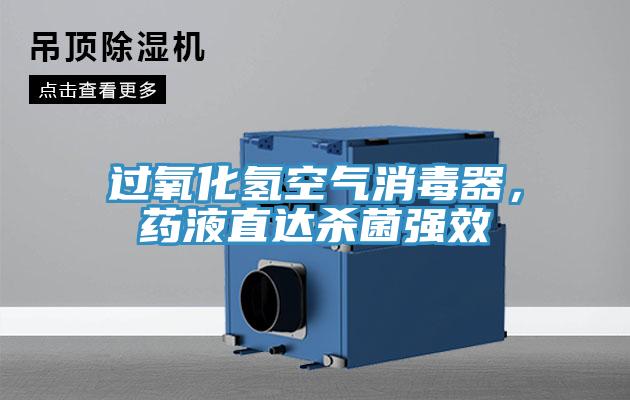 过氧化氢空气消毒器，药液直达杀菌强效