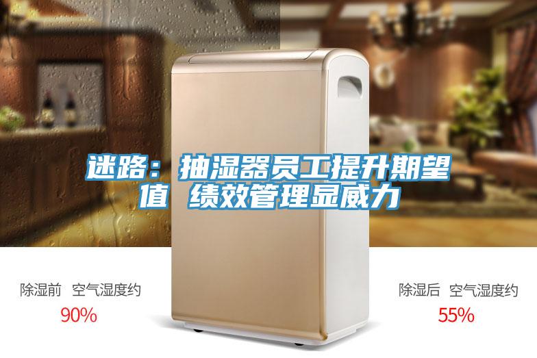 迷路：抽湿器员工提升期望值 绩效管理显威力