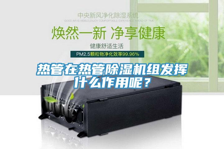 热管在热管91免费网站在线观看组发挥什么作用呢？