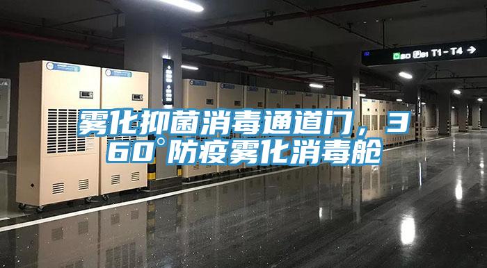 雾化抑菌消毒通道门，360°防疫雾化消毒舱