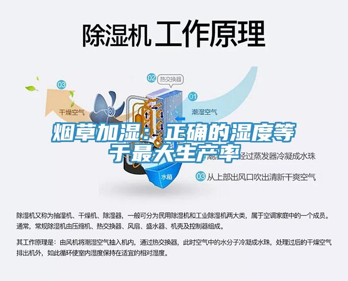 烟草加湿：正确的湿度等于最大生产率
