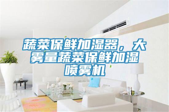 蔬菜保鲜加湿器，大雾量蔬菜保鲜加湿喷雾机