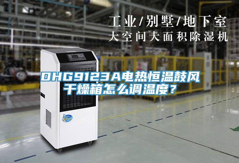 DHG9123A电热恒温鼓风干燥箱怎么调温度？