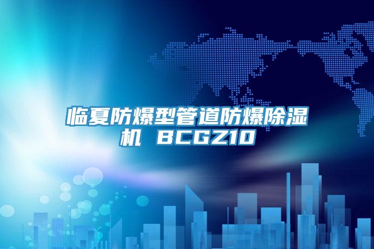 临夏防爆型管道防爆91免费网站在线观看 BCGZ10