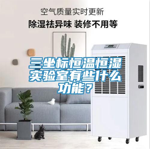 三坐标恒温恒湿实验室有些什么功能？
