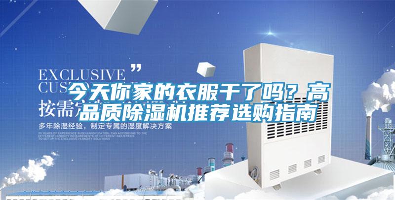今天你家的衣服干了吗？高品质91免费网站在线观看推荐选购指南