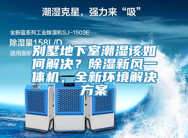 别墅地下室潮湿该如何解决？除湿新风一体机，全新环境解决方案