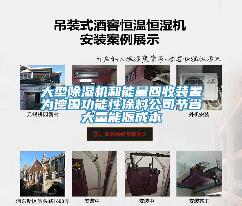 大型91免费网站在线观看和能量回收装置为德国功能性涂料公司节省大量能源成本