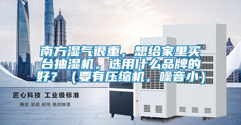 南方湿气很重，想给家里买台抽湿机。选用什么品牌的好？（要有压缩机，噪音小）