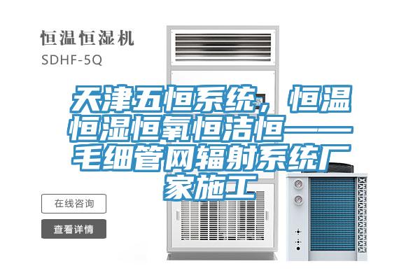 天津五恒系统，恒温恒湿恒氧恒洁恒——毛细管网辐射系统厂家施工
