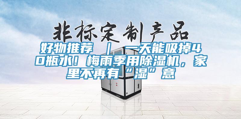 好物推荐 ｜ 一天能吸掉40瓶水！梅雨季用91免费网站在线观看，家里不再有“湿”意