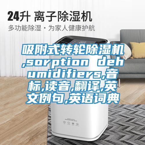 吸附式转轮91免费网站在线观看,sorption dehumidifiers,音标,读音,翻译,英文例句,英语词典