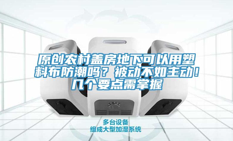 原创农村盖房地下可以用塑料布防潮吗？被动不如主动！几个要点需掌握