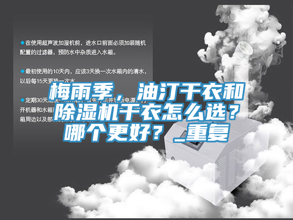 梅雨季，油汀干衣和91免费网站在线观看干衣怎么选？哪个更好？_重复
