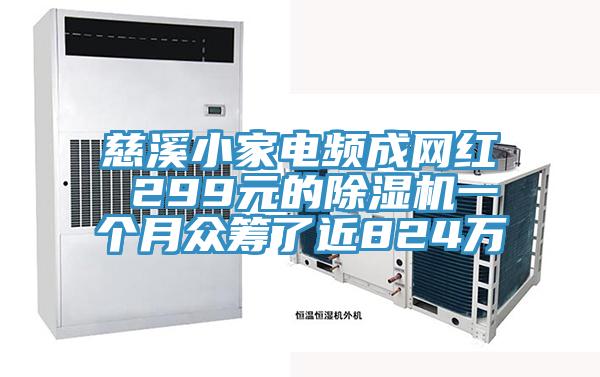 慈溪小家电频成网红 299元的91免费网站在线观看一个月众筹了近824万