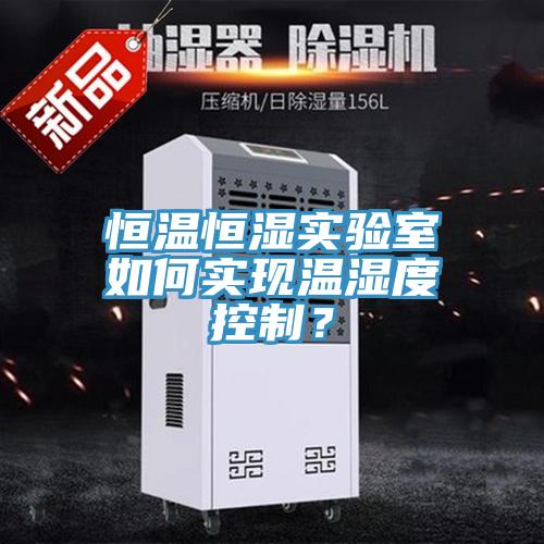 恒温恒湿实验室如何实现温湿度控制？