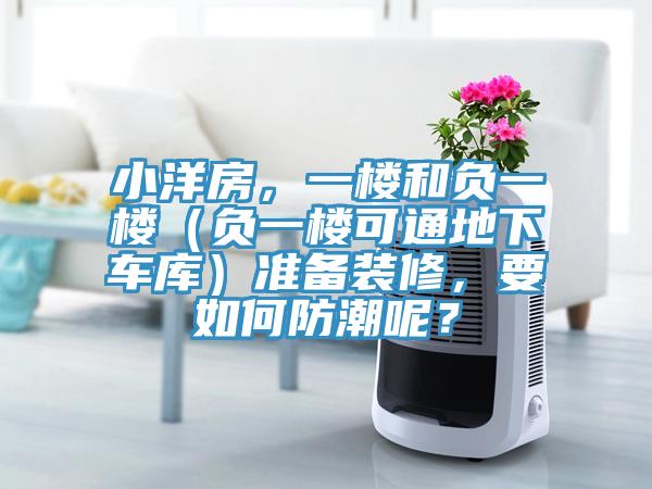 小洋房，一楼和负一楼（负一楼可通地下车库）准备装修，要如何防潮呢？