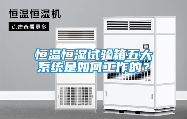 恒温恒湿试验箱五大系统是如何工作的？