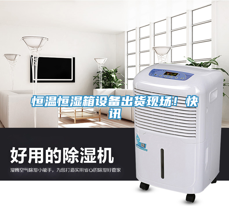 恒温恒湿箱设备出货现场！快讯