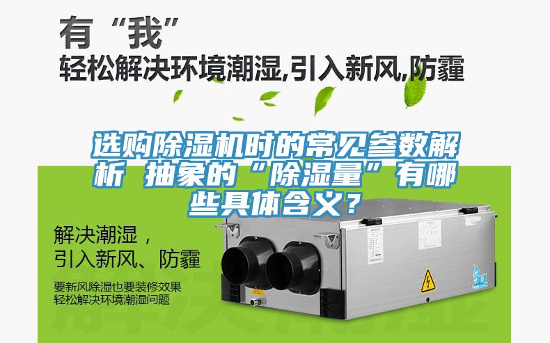 选购91免费网站在线观看时的常见参数解析 抽象的“除湿量”有哪些具体含义？