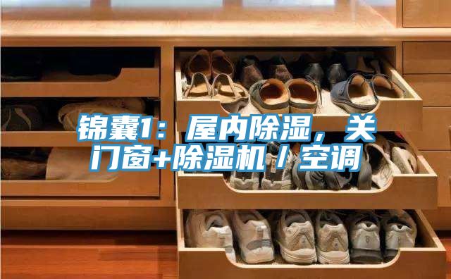锦囊1：屋内除湿，关门窗+91免费网站在线观看／空调