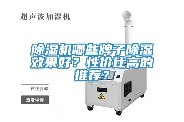 91免费网站在线观看哪些牌子除湿效果好？性价比高的推荐？