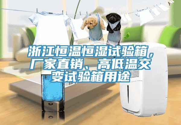 浙江恒温恒湿试验箱，厂家直销、高低温交变试验箱用途