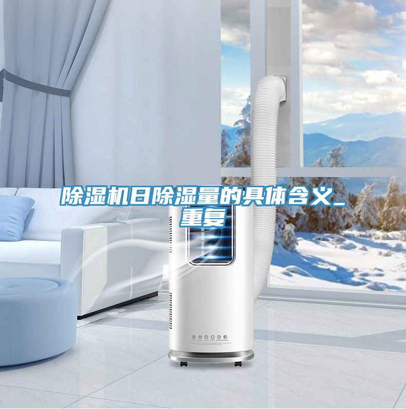 91免费网站在线观看日除湿量的具体含义_重复